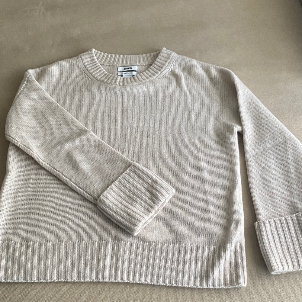 Jason Wu Cashmere Sweater in Cream
